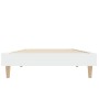 Estructura de cama madera de ingeniería blanca 75x190 cm de vidaXL, Camas y somieres - Ref: Foro24-832101, Precio: 95,75 €, D...