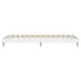 Estructura de cama madera de ingeniería blanca 75x190 cm de vidaXL, Camas y somieres - Ref: Foro24-832101, Precio: 95,75 €, D...