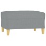 Light gray fabric footrest 70x55x41 cm by vidaXL, Ottomans - Ref: Foro24-349271, Price: 71,74 €, Discount: %