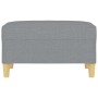 Light gray fabric footrest 70x55x41 cm by vidaXL, Ottomans - Ref: Foro24-349271, Price: 71,74 €, Discount: %