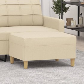 Cream fabric footrest 70x55x41 cm by vidaXL, Ottomans - Ref: Foro24-349273, Price: 70,99 €, Discount: %