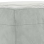 Light gray velvet footrest 70x55x41 cm by vidaXL, Ottomans - Ref: Foro24-349317, Price: 76,51 €, Discount: %