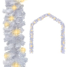 Christmas garland with 20m white LED lights by vidaXL, Christmas lights - Ref: Foro24-284313, Price: 80,99 €, Discount: %