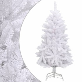 Árbol de Navidad artificial con bisagras y soporte blanco 120cm de vidaXL, Arboles de navidad - Ref: Foro24-357784, Precio: 3...