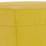 Reposapiés de terciopelo amarillo 60x50x41 cm de vidaXL, Otomanas - Ref: Foro24-349299, Precio: 61,41 €, Descuento: %