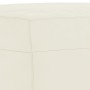 Reposapiés de terciopelo crema 60x50x41 cm de vidaXL, Otomanas - Ref: Foro24-349301, Precio: 61,94 €, Descuento: %