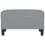 Reposapiés de tela gris claro 70x55x41 cm de vidaXL, Otomanas - Ref: Foro24-349303, Precio: 68,86 €, Descuento: %