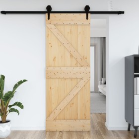 NARVIK solid pine wood door 70x210 cm by vidaXL, Doors - Ref: Foro24-154427, Price: 133,25 €, Discount: %