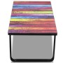 Mesa de centro con superficie con impresión de arcoiris de vidaXL, Mesas de centro - Ref: Foro24-241175, Precio: 62,28 €, Des...