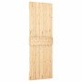 Sliding door with solid pine wood hardware 80x210 cm by vidaXL, Doors - Ref: Foro24-3203023, Price: 199,21 €, Discount: %