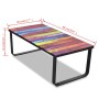 Mesa de centro con superficie con impresión de arcoiris de vidaXL, Mesas de centro - Ref: Foro24-241175, Precio: 62,28 €, Des...