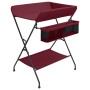 Red iron changing table by vidaXL, Baby changing tables - Ref: Foro24-10269, Price: 80,13 €, Discount: %