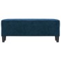 Banco de terciopelo azul 100x35x41 cm de vidaXL, Bancos - Ref: Foro24-349430, Precio: 65,26 €, Descuento: %