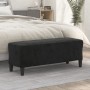 Black velvet bench 100x35x41 cm by vidaXL, Banks - Ref: Foro24-349426, Price: 66,67 €, Discount: %