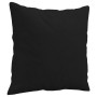 Cojines decorativos 2 uds tela microfibra negro 40x40 cm de vidaXL, Cojines - Ref: Foro24-349498, Precio: 17,63 €, Descuento: %