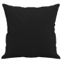 Decorative cushions 2 units microfiber fabric black 40x40 cm by vidaXL, Cushions - Ref: Foro24-349498, Price: 17,63 €, Discou...