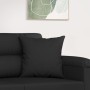 Decorative cushions 2 units microfiber fabric black 40x40 cm by vidaXL, Cushions - Ref: Foro24-349498, Price: 17,63 €, Discou...