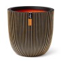 Capi Groove black and gold pot 43x41 cm by Capi, Pots and planters - Ref: Foro24-445487, Price: 102,03 €, Discount: %