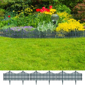 Lawn dividers 17 pcs 10 m green by vidaXL, Garden edging and edging - Ref: Foro24-41229, Price: 38,99 €, Discount: %