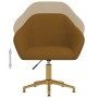 Swivel dining chairs 4 pcs brown velvet by vidaXL, dining chairs - Ref: Foro24-3089713, Price: 308,43 €, Discount: %