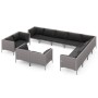 Gartensofas 12 Stück Kissen synthetisches Rattan dunkelgrau von vidaXL, Gartensets - Ref: Foro24-3099904, Preis: 1,00 €, Raba...