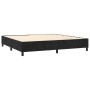 Box spring bed with mattress and LED black velvet 200x200 cm by vidaXL, Beds and slatted bases - Ref: Foro24-3136145, Price: ...