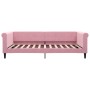 Pink velvet sofa bed 100x200 cm by vidaXL, Beds and slatted bases - Ref: Foro24-354254, Price: 221,61 €, Discount: %