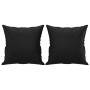 Cojines decorativos 2 uds cuero sintético negro 40x40 cm de vidaXL, Cojines - Ref: Foro24-349479, Precio: 24,94 €, Descuento: %