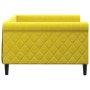 Yellow velvet sofa bed 100x200 cm by vidaXL, Beds and slatted bases - Ref: Foro24-354256, Price: 223,84 €, Discount: %