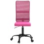 Silla de oficina regulable en altura tela de malla rosa de vidaXL, Sillas de oficina - Ref: Foro24-353011, Precio: 62,99 €, D...