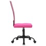 Silla de oficina regulable en altura tela de malla rosa de vidaXL, Sillas de oficina - Ref: Foro24-353011, Precio: 62,99 €, D...