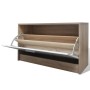 Entrance furniture with 3 oak and white wooden shoe rack by vidaXL, Shoe racks and shoe organizers - Ref: Foro24-241246, Pric...