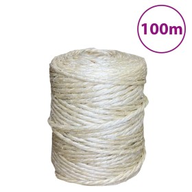 100% Sisalseil 4 mm 100 m von vidaXL, Seile und Metallschnüre - Ref: Foro24-155009, Preis: 17,91 €, Rabatt: %