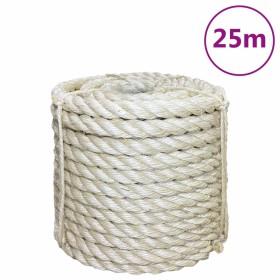 Cuerda 100% sisal 20 mm 25 m de vidaXL, Sogas y cuerdas metálicas - Ref: Foro24-155037, Precio: 72,99 €, Descuento: %