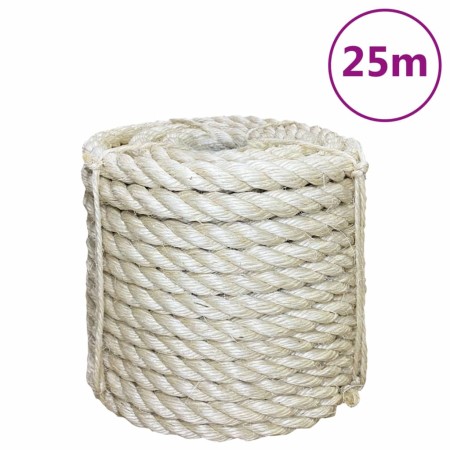 100% sisal rope 20 mm 25 m by vidaXL, Ropes and metal cords - Ref: Foro24-155037, Price: 61,08 €, Discount: %