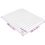 Slatted bed base with 17 slats 100x200 cm by vidaXL, Beds and slatted bases - Ref: Foro24-340073, Price: 42,99 €, Discount: %