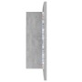 Armario espejo baño luz LED acrílico gris hormigón 60x12x45 cm de vidaXL, Tocadores de baño - Ref: Foro24-804960, Precio: 44,...