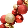 Red and gold polystyrene Christmas ball wreath 175 cm by vidaXL, Festive decorations - Ref: Foro24-356136, Price: 35,99 €, Di...