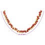 Red and gold polystyrene Christmas ball wreath 175 cm by vidaXL, Festive decorations - Ref: Foro24-356136, Price: 35,99 €, Di...