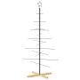 Árbol de Navidad metal negro con base de madera 150 cm de vidaXL, Arboles de navidad - Ref: Foro24-359604, Precio: 49,61 €, D...