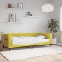 Sofa bed with yellow velvet mattress 100x200 cm by vidaXL, Beds and slatted bases - Ref: Foro24-3197759, Price: 364,03 €, Dis...