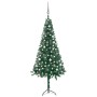 Künstlicher Weihnachtsbaum mit LED-Ecke und grünen Kugeln 180 cm von vidaXL, Weihnachtsbäume - Ref: Foro24-3077964, Preis: 53...