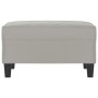 Light gray microfiber fabric footrest 70x55x41 cm by vidaXL, Ottomans - Ref: Foro24-349362, Price: 70,42 €, Discount: %