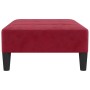 Red wine velvet footrest 78x56x32 cm by vidaXL, Ottomans - Ref: Foro24-337733, Price: 77,99 €, Discount: %