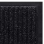 Black PVC entrance mat doormat 90x120 cm by vidaXL, Doormats - Ref: Foro24-241265, Price: 38,18 €, Discount: %