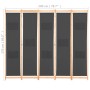 Divider screen with 5 gray fabric panels 200x170x4 cm by vidaXL, Room dividers - Ref: Foro24-248177, Price: 77,39 €, Discount: %