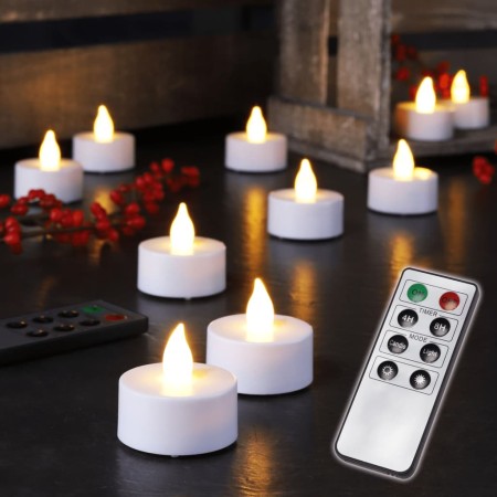 HI Candles with remote control 10 units by HI, Candles - Ref: Foro24-438385, Price: 19,77 €, Discount: %