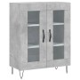 Aparador alto madera contrachapada gris hormigón 69,5x34x180 cm de vidaXL, Aparadores - Ref: Foro24-3198069, Precio: 156,95 €...