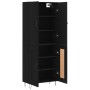 Tall black plywood sideboard 69.5x34x180 cm by vidaXL, Sideboards - Ref: Foro24-3198074, Price: 154,90 €, Discount: %