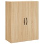 Aparador alto madera contrachapada color roble 69,5x34x180 cm de vidaXL, Aparadores - Ref: Foro24-3198060, Precio: 149,83 €, ...